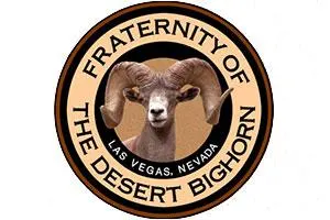 A logo for the Fraternity of the Desert Bighorn, featuring a bighorn sheep in the center with text around it. This image represents an organization…| Linda’s Life – Linda Smith