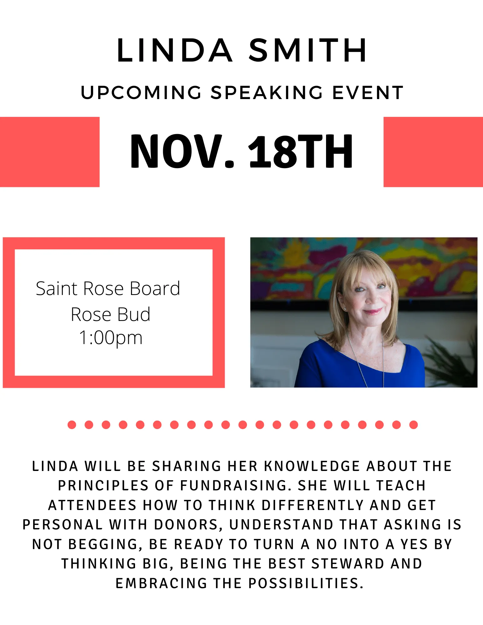 linda smith public speaker